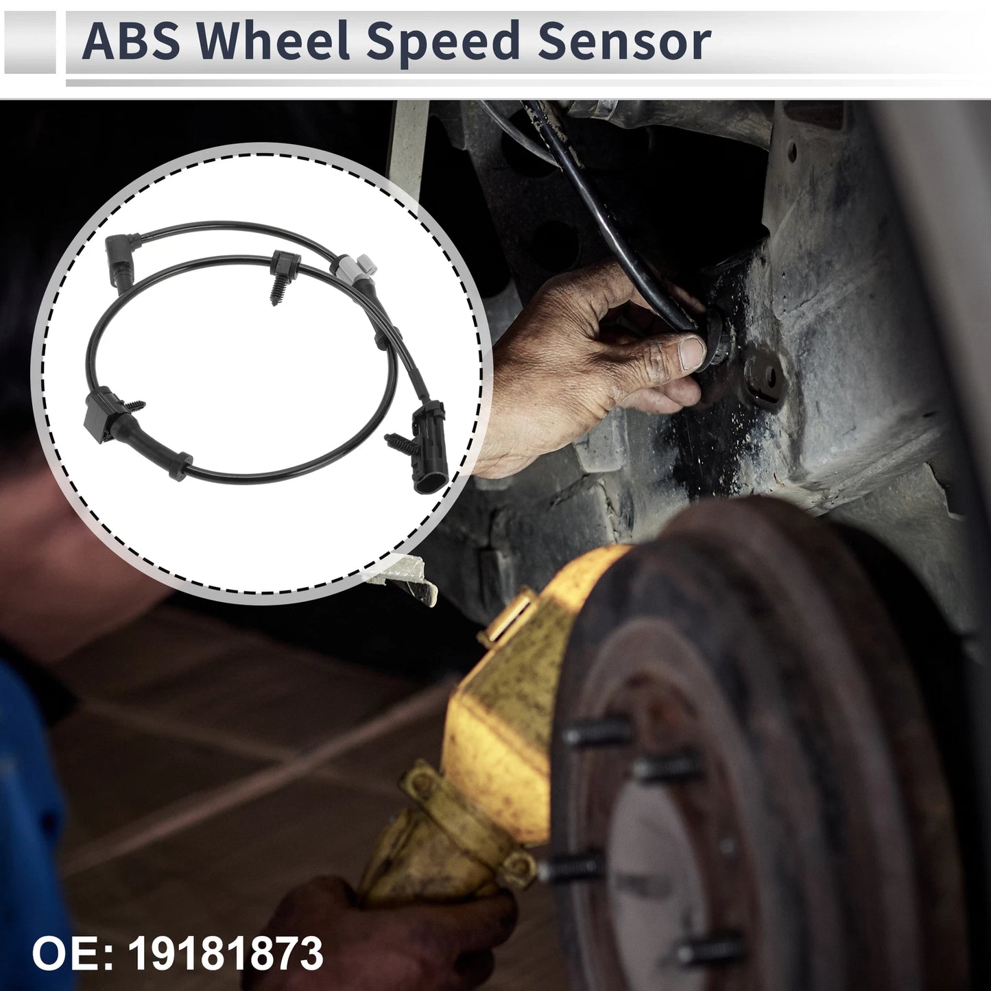 ABS Wheel Speed Sensor for Chevrolet Avalanche 1500 (2002–2006) 1 Pcs Front Left/Right