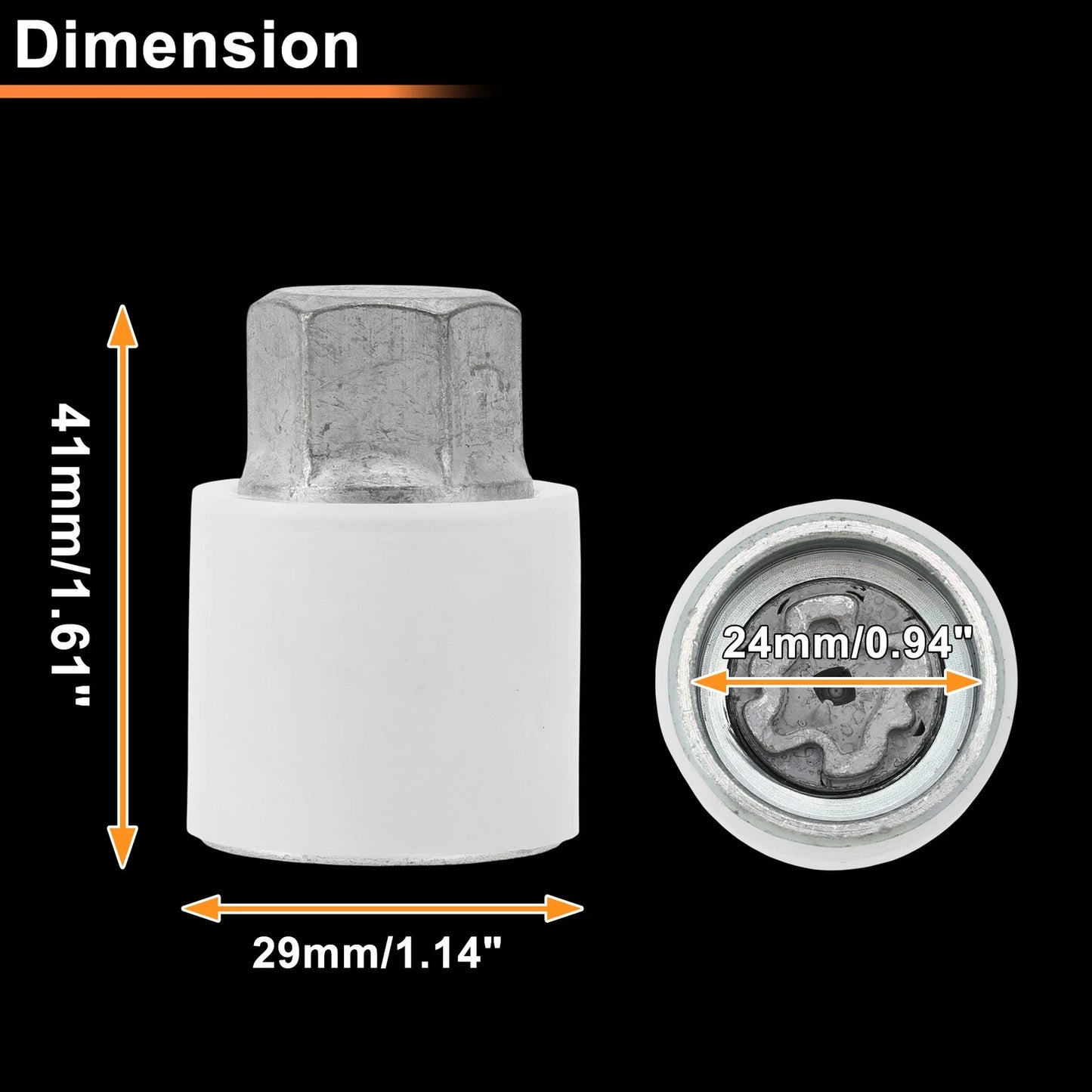 Wheel Lock Lug Nut for Volkswagen Touareg (2004–2017) #534