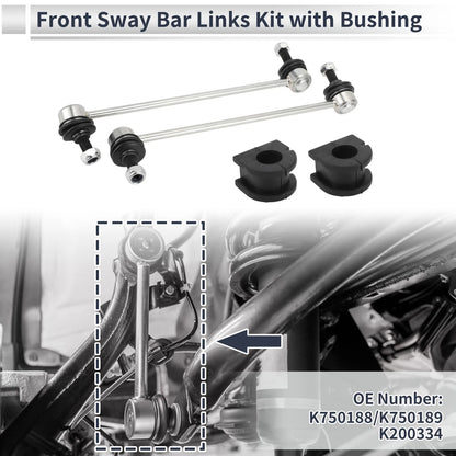 Front Stabilizer Bar Links with 2 Pcs Bushing for GMC Terrain (2010–2012) No.K750188
