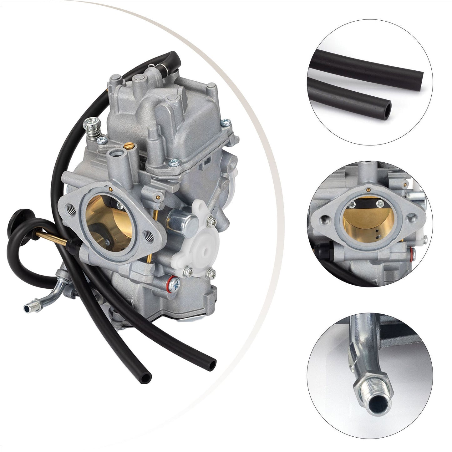 Throttle Cable & Intake Manifold for Yamaha Warrior 350 (1987–2004)