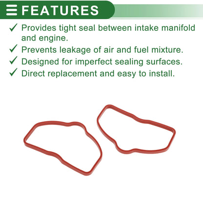Set of 6 Lower Engine Intake Manifold Gaskets for Audi A4 (2008–2015) No. 06E129717F
