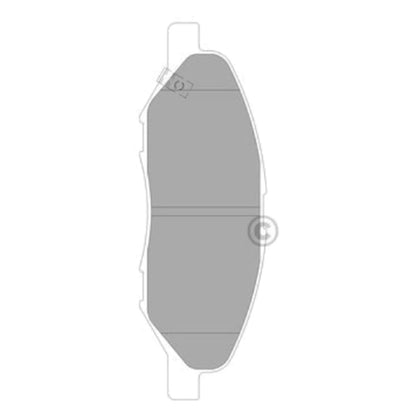 Front Disc Brake Pads Set for Nissan Tiida C11 (2006-2013)