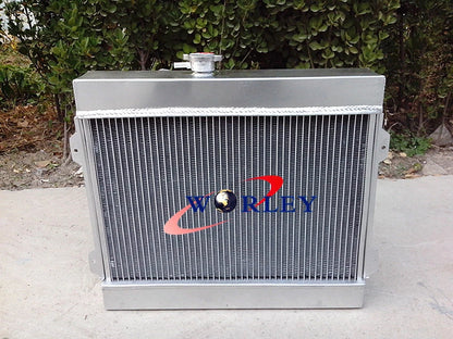3 Rows Aluminum Radiator with Fan for Corolla KE30 KE35 KE38 KE55 KE70 (1974–1985)