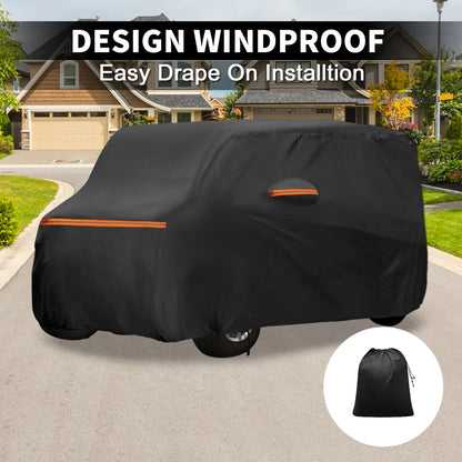 Waterproof Car Cover for Suzuki Every (All Weather, Black, Aluminum Film)