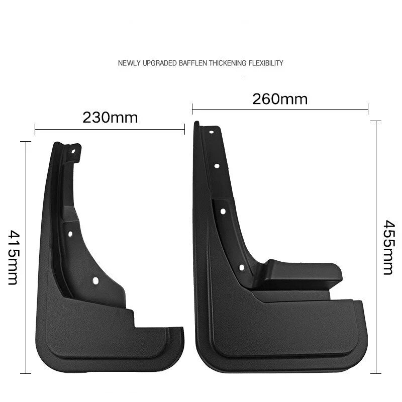 2 x Mud Flaps Splash Guards Fender Mudguard for Ford Maverick (2022–2023)