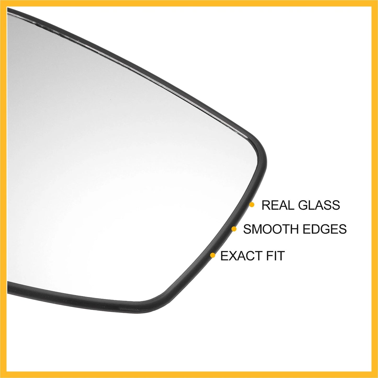 Left Driver Side Heated Mirror Glass for Honda Odyssey (2005–2010)
