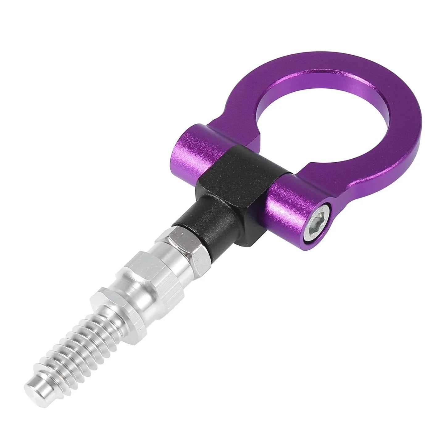 Purple Aluminum Tow Hook Towing Eye Front Bumper for BMW 325i 335i