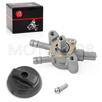 Fuel Petcock Shut Off Valve & Knob for Polaris Sportsman90 & RZR170 (2003–2014)