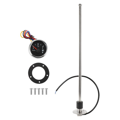 Fuel Sending Unit and Gauge Kit 240-33 Ohm for Boat Car Truck (550mm)