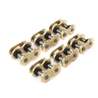 6PCS Master Chain Connector Link w/ O-rings for Motorcycle Dirt Pit Bike