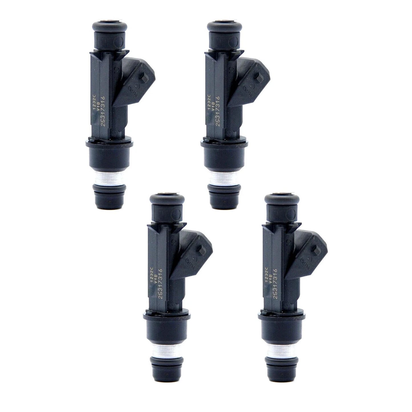 4x Fuel Injector for Vauxhall Corsa C (2001–2006) Meriva A (2003–2009) 25317316