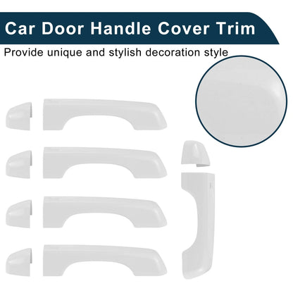 Door Handle Cover Trim for Jeep Wrangler JL JLU (2018–2023) White