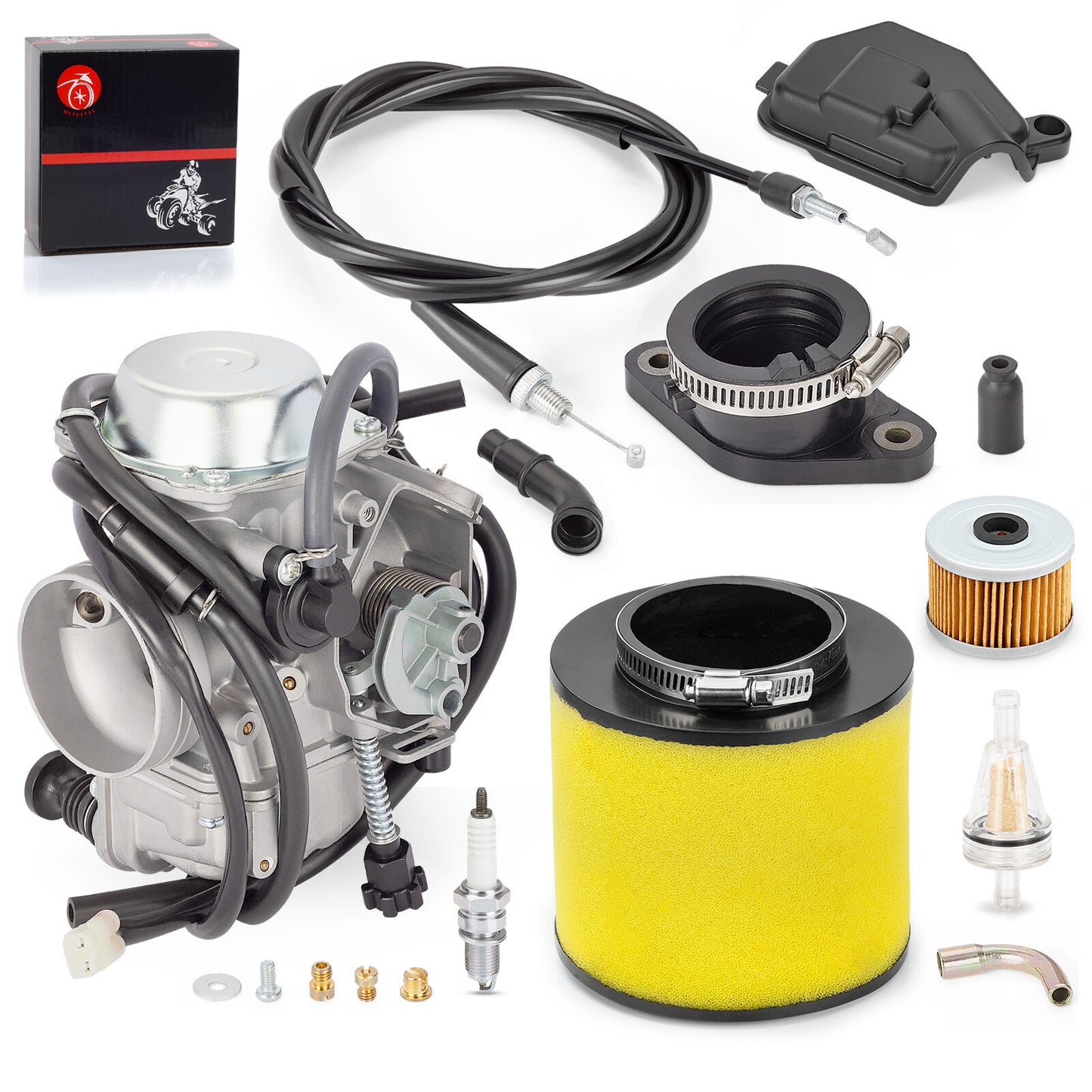Carburetor with Intake Manifold for Honda Foreman TRX450 (1998–2004)