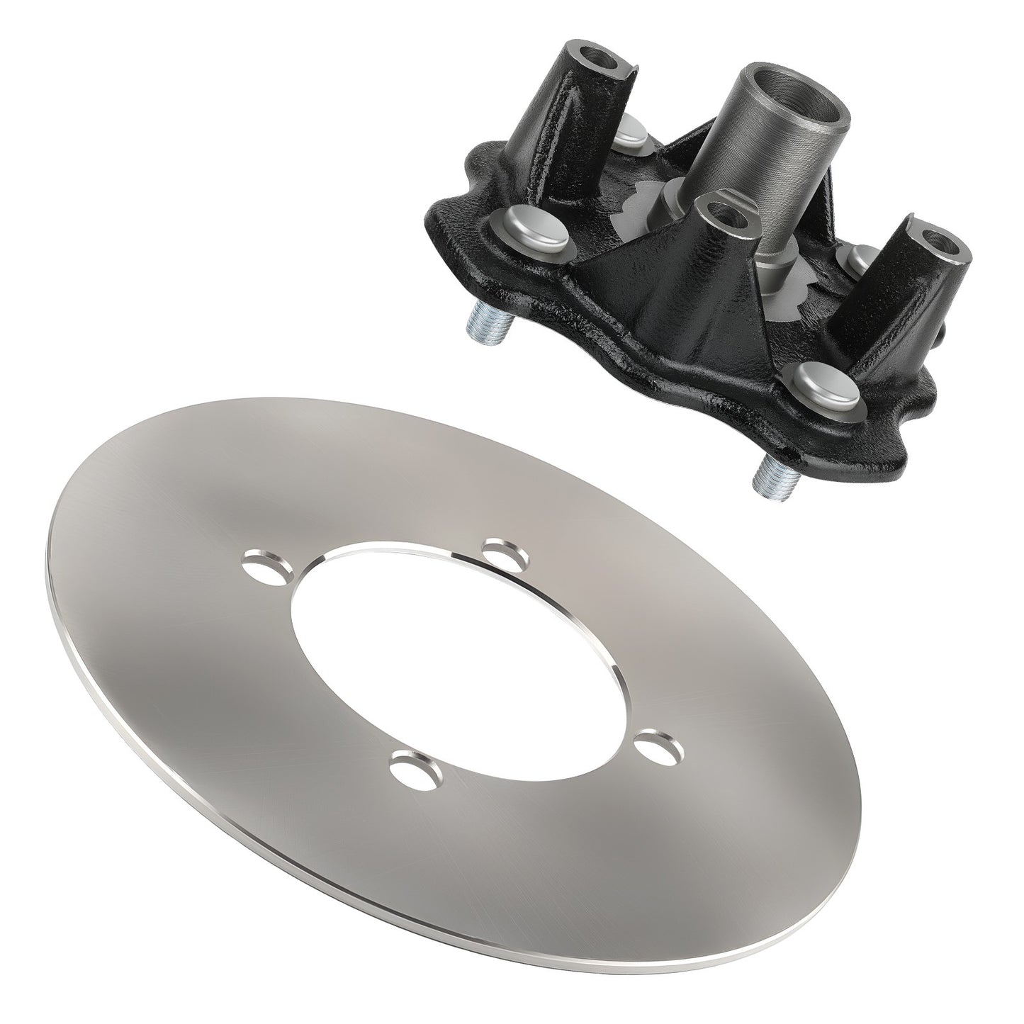 Front Wheel Hub & Brake Disc Rotor for Suzuki Eiger 400 (2002–2007)