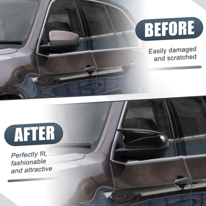 Rearview Mirror Cover for BMW X5 X6 E70 E71 (2008–2013) Gloss Black
