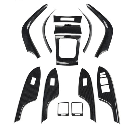 13pcs Carbon fiber Car interior Cover Trim for Toyota Corolla (2007–2013)