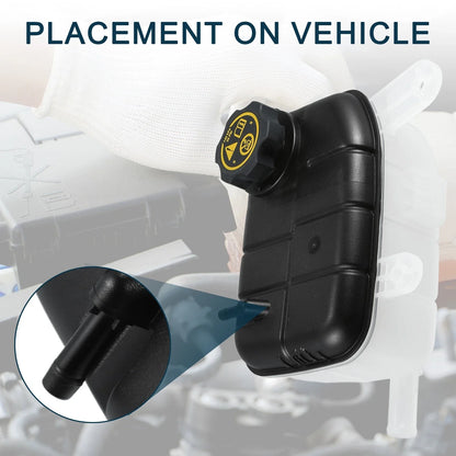 Coolant Expansion Overflow Tank with Cap for Buick Encore (2013-2021)