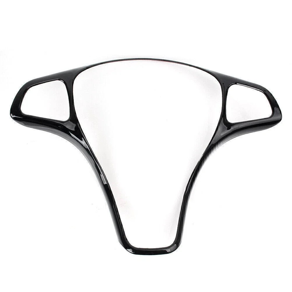 Black Steering Wheel Cover Trim for Benz A B C E S Class GLA GLC