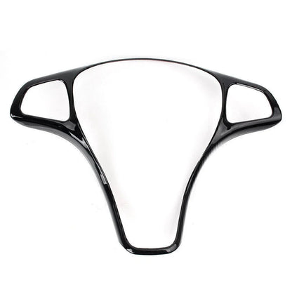 Black Steering Wheel Cover Trim for Benz A B C E S Class GLA GLC