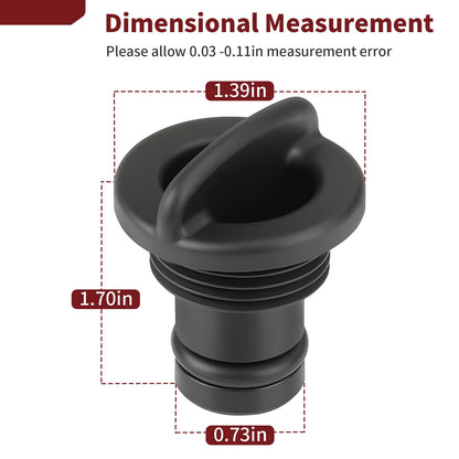 Set of 2 Water Flush Plugs for Suzuki DF 25 30 60 70 90 100 115 140 HP (1998–2019)