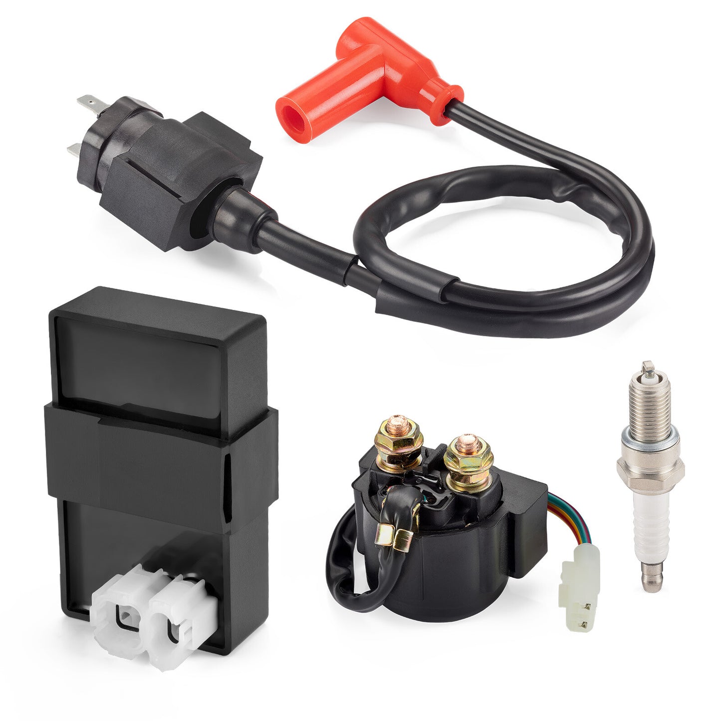 Ignition Coil Spark Plug Kit for Honda TRX400FW 4x4 (1995–2003)