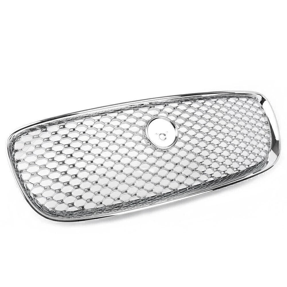 Front Upper Bumper Mesh Grille for Jaguar XF XFR (2016-2020) Chrome