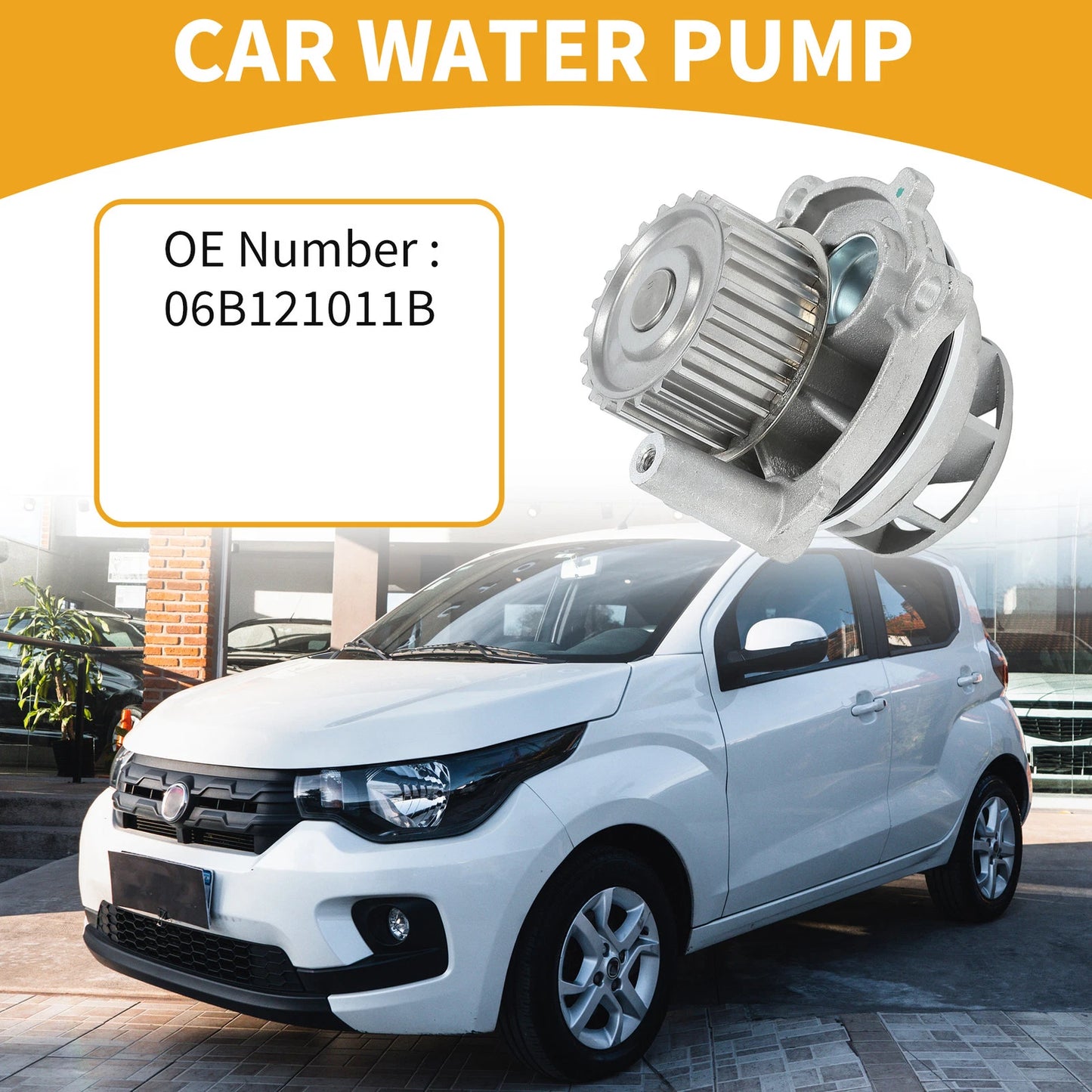 Water Pump for Audi A3 Cabriolet 8P7 1.6 (2008–2010) No. 06B121011B
