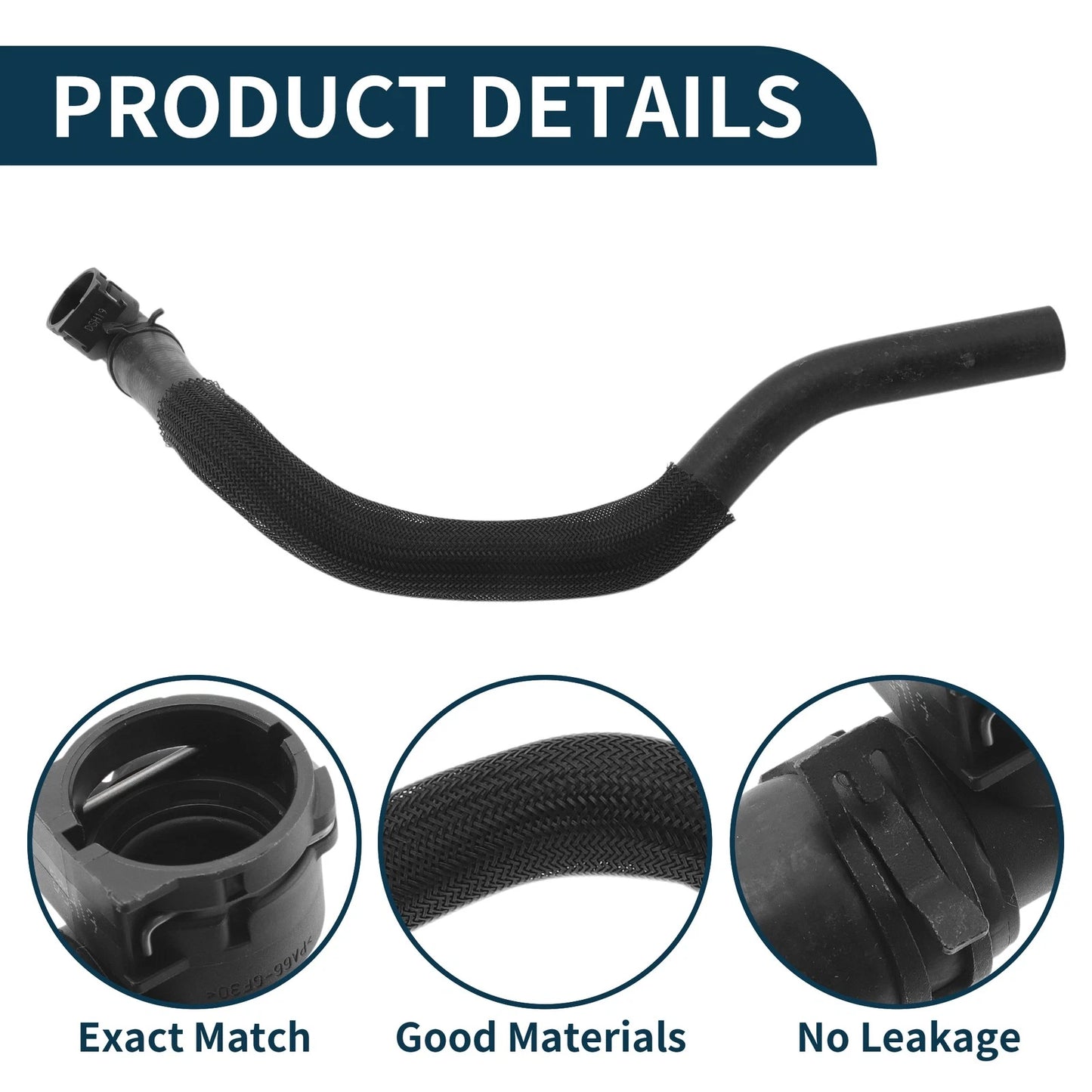 Radiator Hose for Chevrolet Trax 1.4L (2015–2021) OE 96968692/42525550