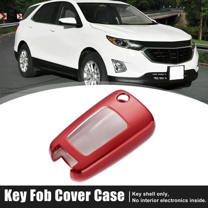 TPU Key Fob Cover for Chevrolet Impala 2014-2019 - Key Fob Shell Protector Red