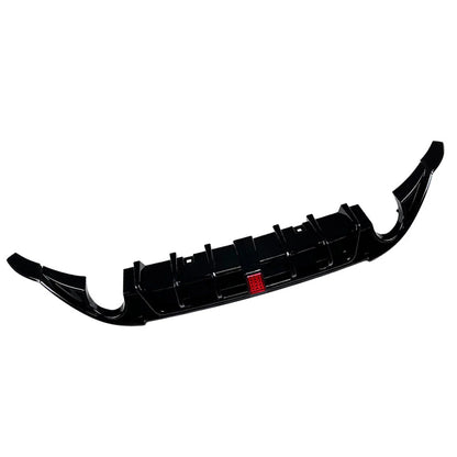 Glossy Black Rear Bumper Protector Lip for VW Golf 7 GTD (2014-2017)