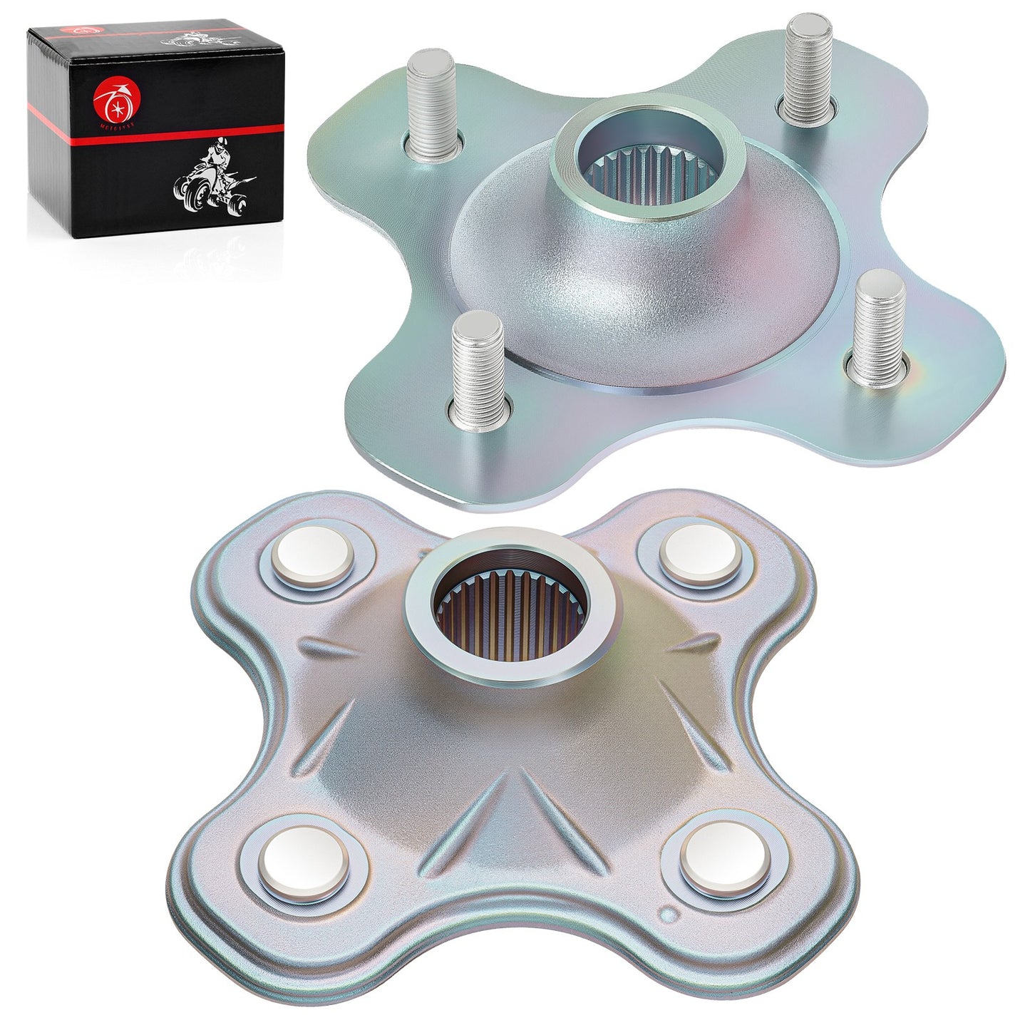 Set of 2 Rear Wheel Hubs for Yamaha Big Bear 400 (2000–2006)