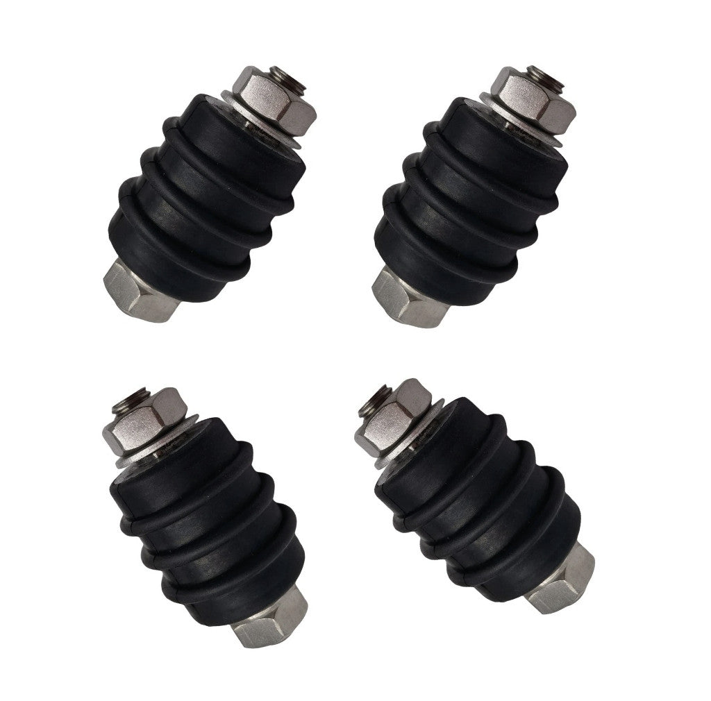 Set of 4 Upper Front Motor Mounts for Johnson Evinrude OMC Outboards (20-30 HP)
