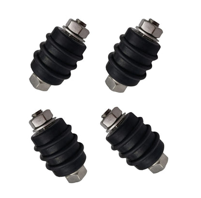 Set of 4 Upper Front Motor Mounts for Johnson Evinrude OMC Outboards (20-30 HP)