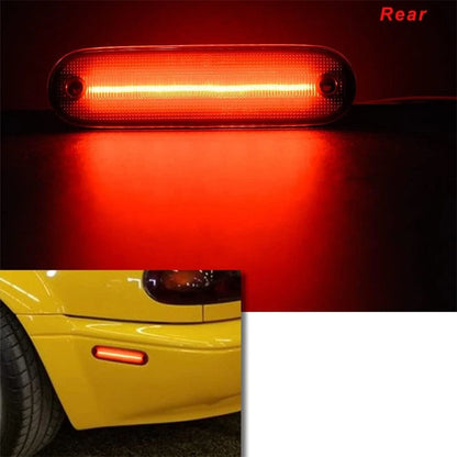 4 Pcs Smoked LED Side Marker Light Lens for Mazda Miata MX-5 (1990-2005)
