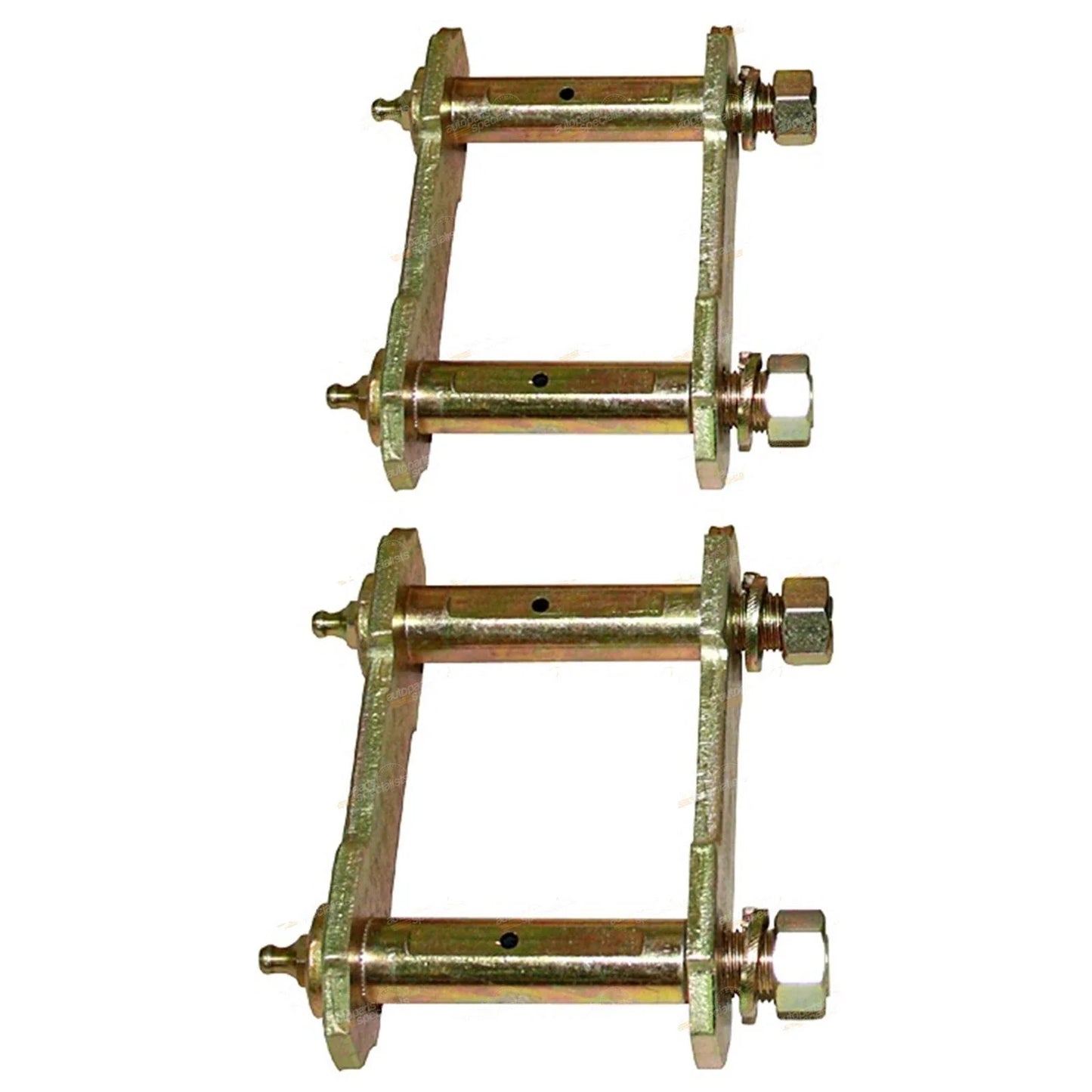 2 x Rear Greasable Leaf Spring Shackles 4x4 for Holden Rodeo