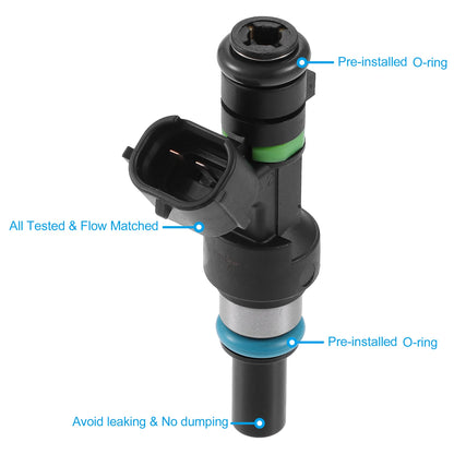 Fuel Injector 16600-ED000 for Nissan Versa Micra Tiida Qashqai (2007–2013)