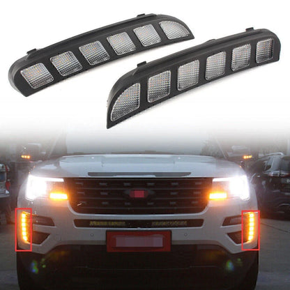 LED Daytime Running Lights for Ford Explorer (2016-2017)  Lamps