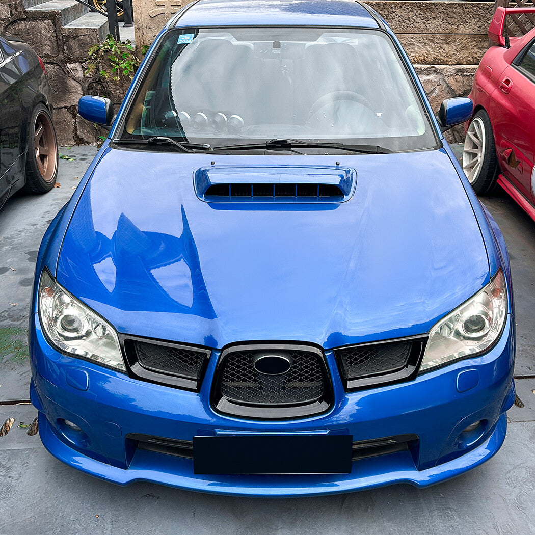 Gloss Black Front Bumper Grille for Subaru Impreza WRX STI (2006–2007)