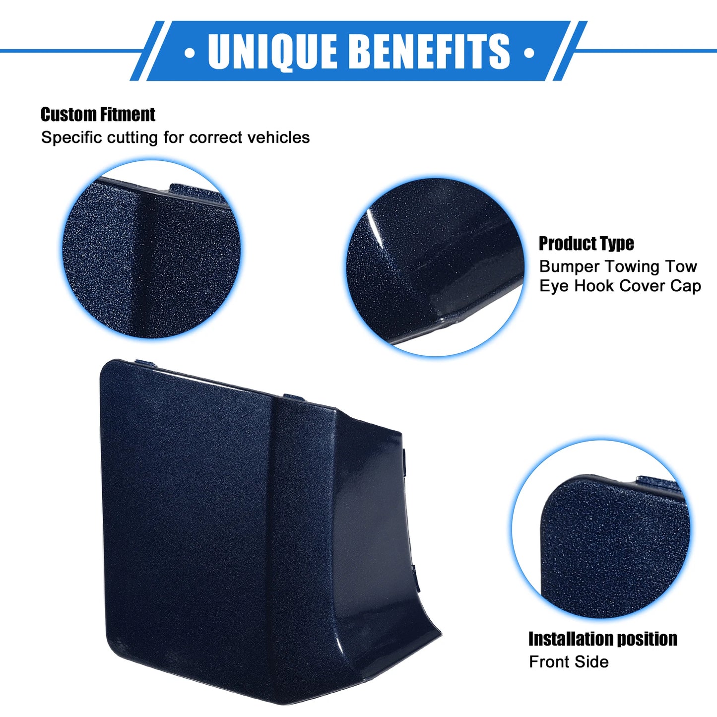 Tow Eye Hook Cover for Subaru Impreza (2010–2014) - Deep Blue