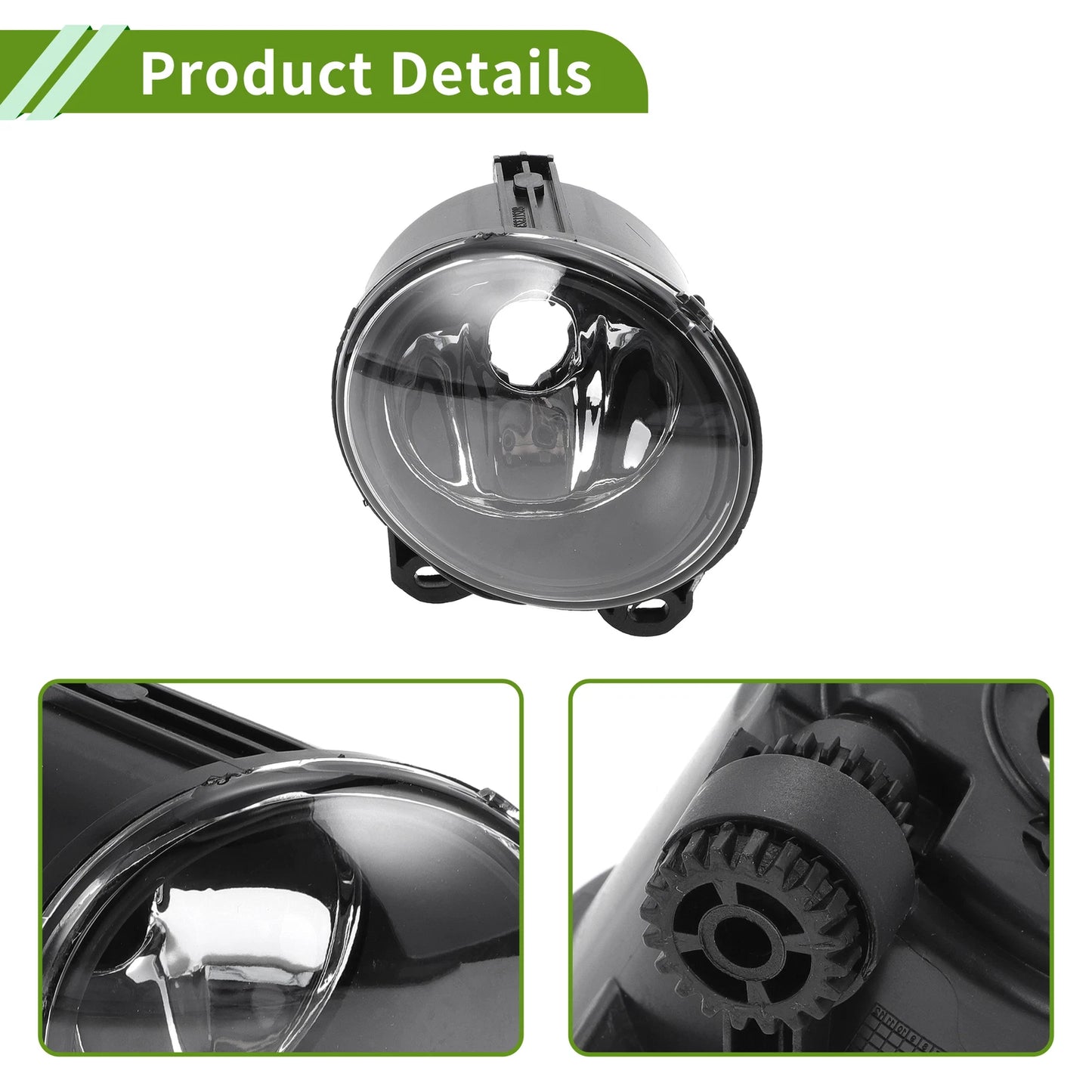 1 Pc Right Fog Light Grill for BMW X5 (1999–2006) No. 63177839866 Clear