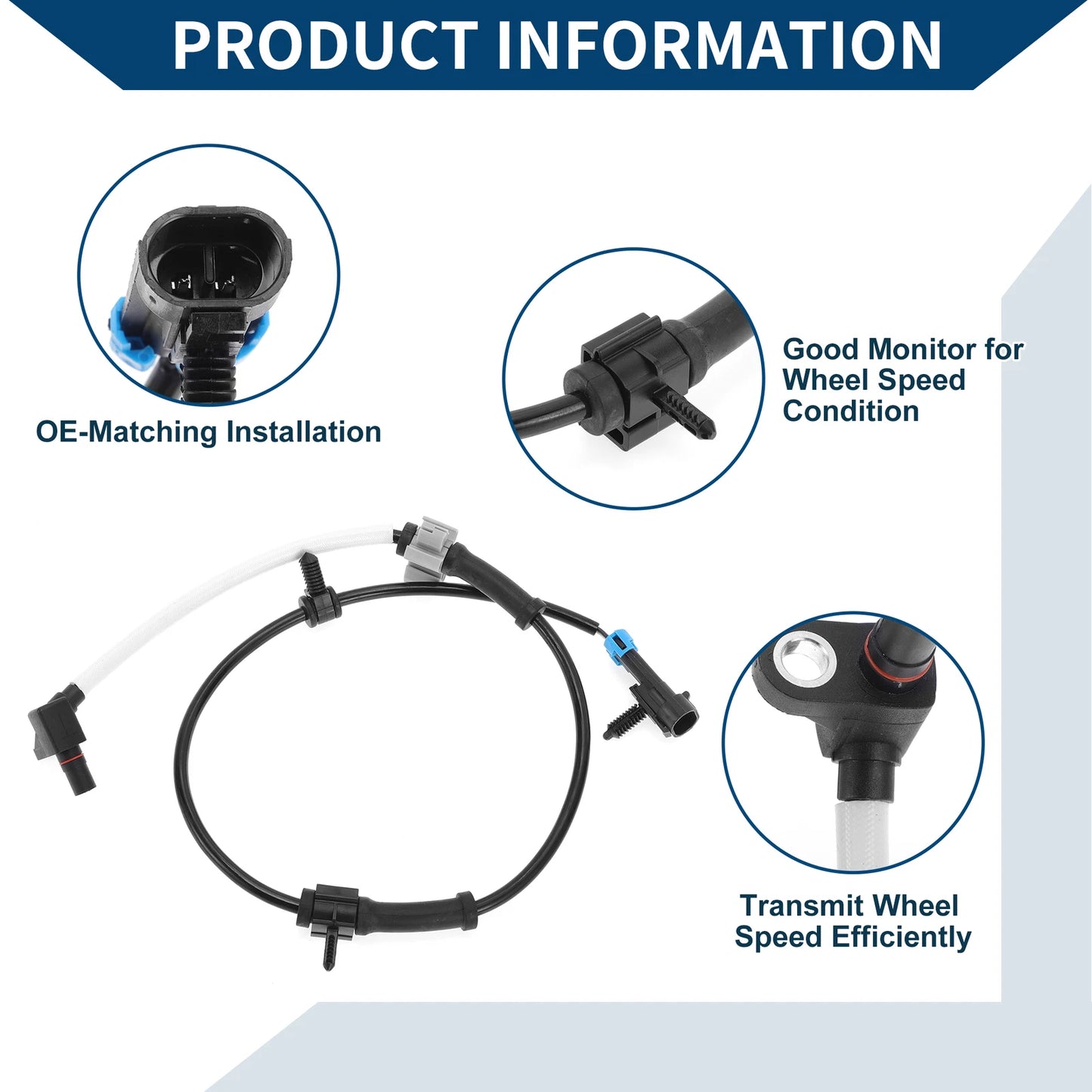 ABS Wheel Speed Sensor No. 23144527 for Chevrolet Express 2500 (2003–2023)