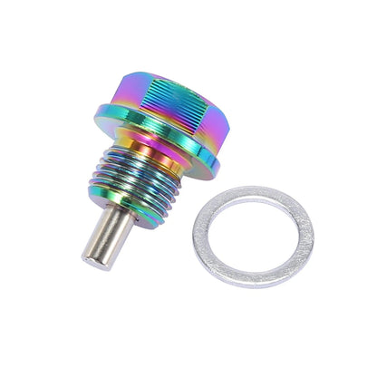 Set of 2 M16x1.5 Multicolor Magnetic Oil Drain Plug Sump Pan with Gaskets
