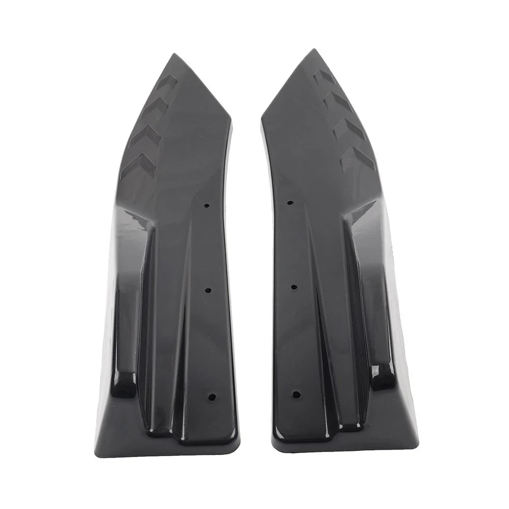 Blk Universal Rear Bumper Strip Lip Spoiler Diffuser Protector for Car