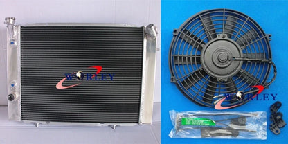 3 Row Aluminum Radiator + Fan for Holden Commodore (1979–1985)