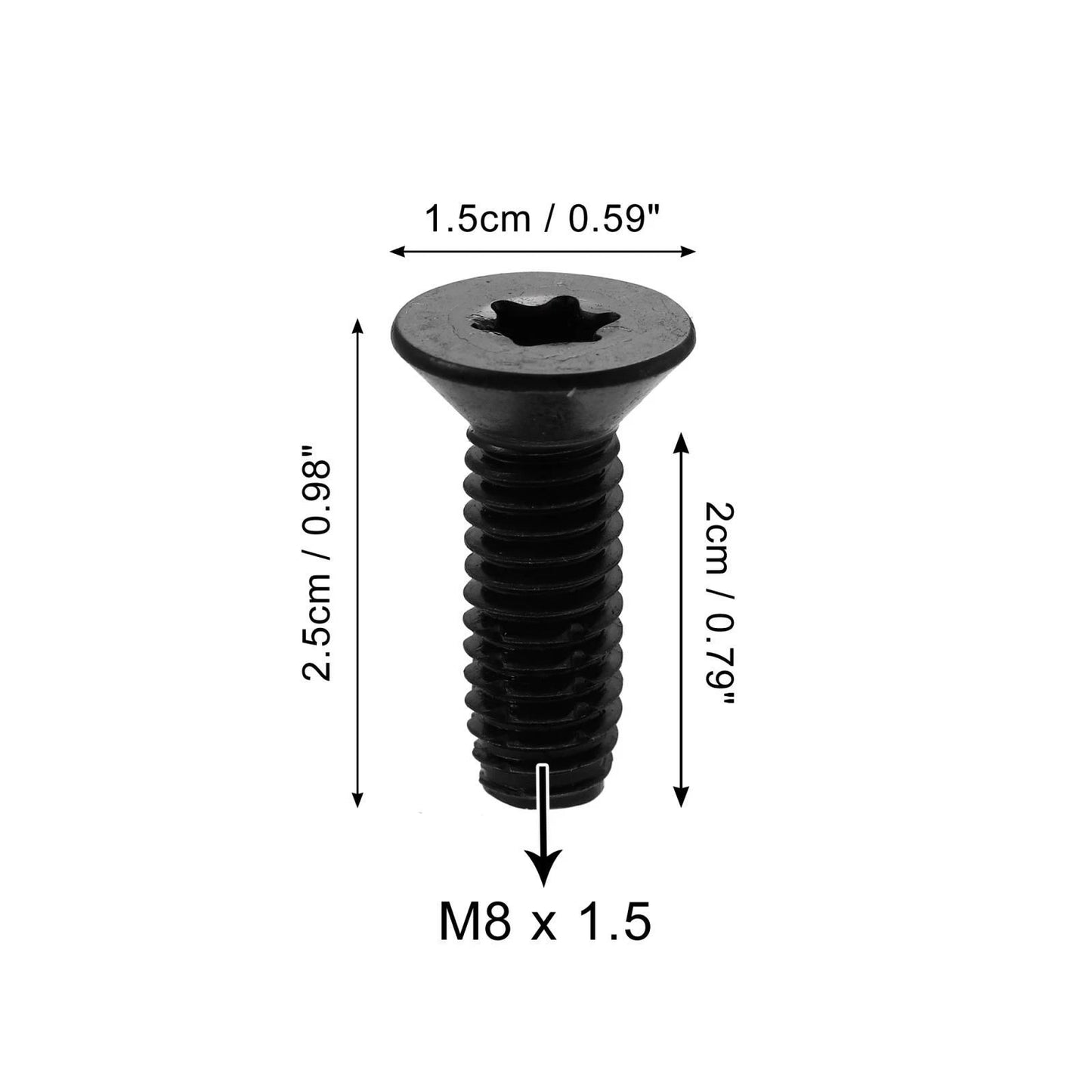 8pcs Tailgate Screws for Jeep Wrangler CJ7 YJ TJ (1976–2006)