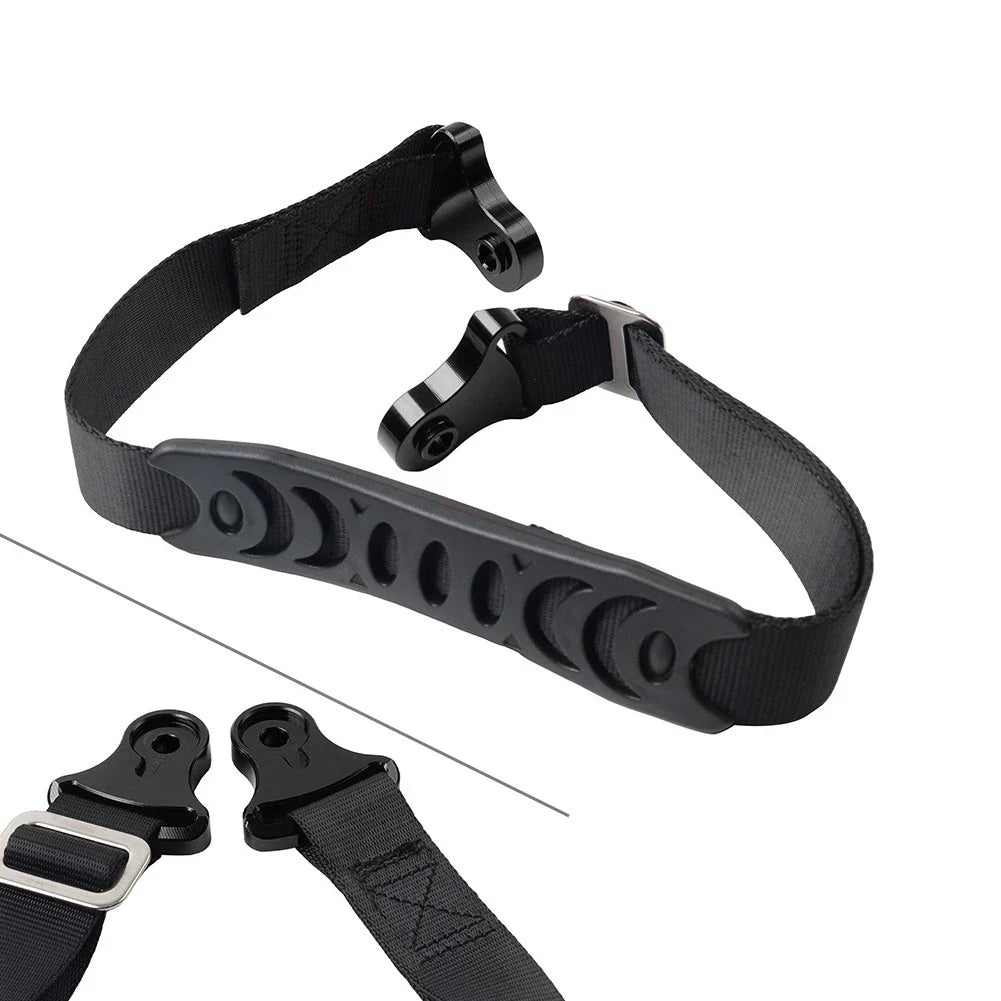 Universal Adjustable Fork Rear Seat Rescue Strap Sling for Motorcycle