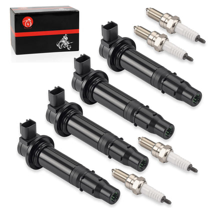 Ignition Coils with Spark Plugs for Yamaha YZF R6/R6S (2003–2009)