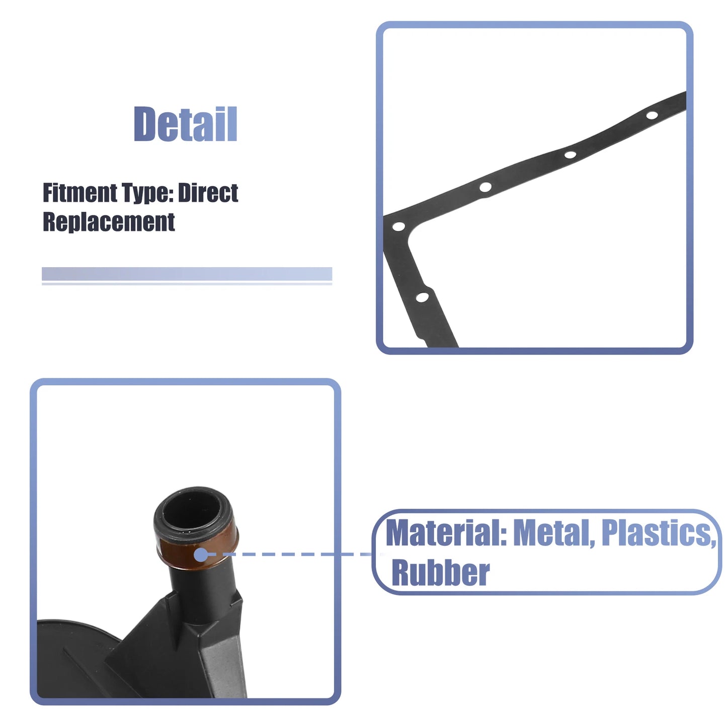 Transmission Filter Oil Pan Gasket Kit for GMC Sierra 1500 (1999–2013)