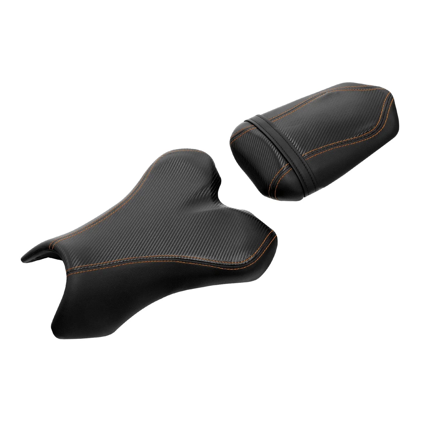 Black Driver & Passenger Seats for Yamaha YZF-R1 (2004-2006)