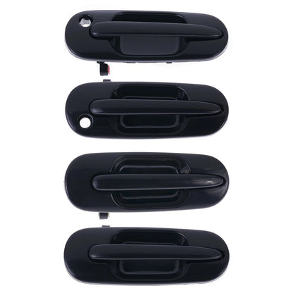 Set of 4 Door Handles for Honda CR-V (1997–2001) Black